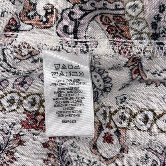 NWT Rachel Zoe 100% Linen Pockets Sleeveless Dress Size L 12 New Tag Slip - Picture 12 of 12